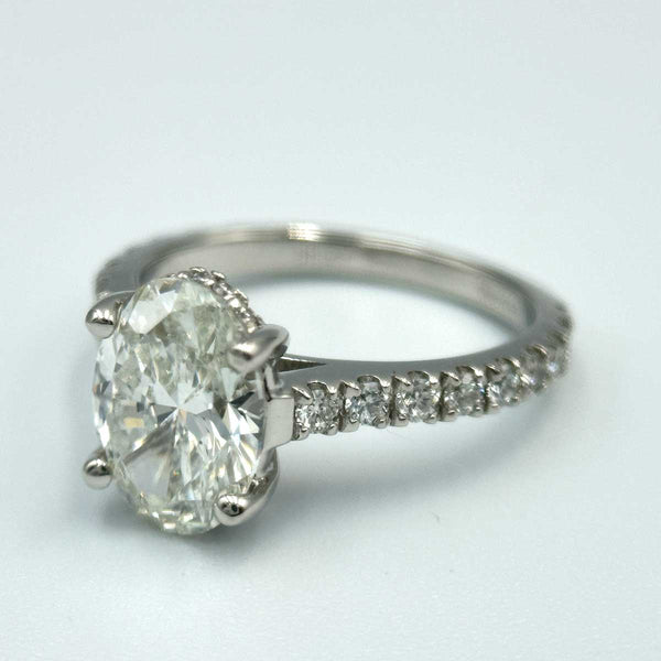 Platinum 2.95ct Diamond Engagement Ring