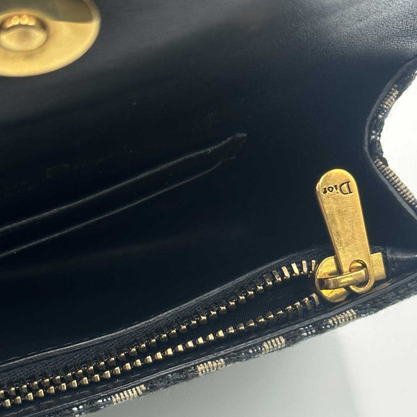 Dior Oblique Saddle Belt Pouch - Blue Canvas
