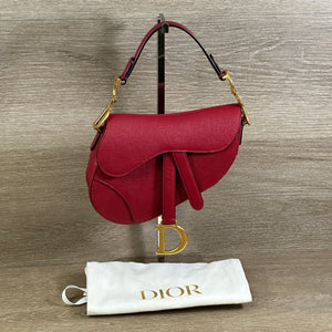 Dior Saddle Bag - Burgundy - Chicago Pawners & Jewelers