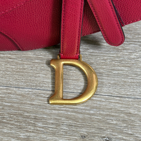 Dior Saddle Bag - Burgundy - Chicago Pawners & Jewelers