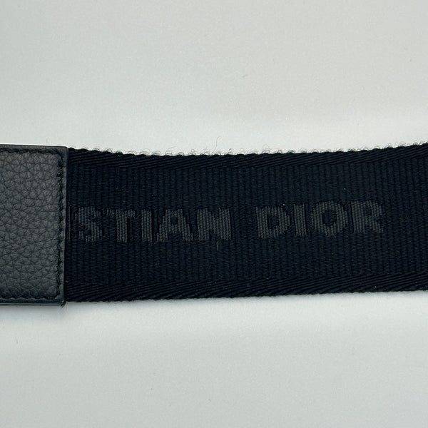 Dior Saddle Bag Beige And Black Dior Oblique Jacquard
