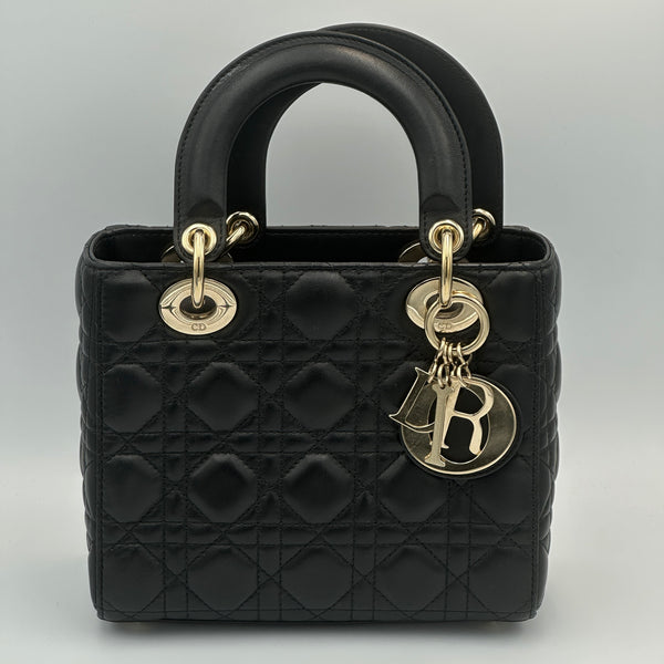 Dior My ABCDior Bag Cannage Lambskin Small - Black