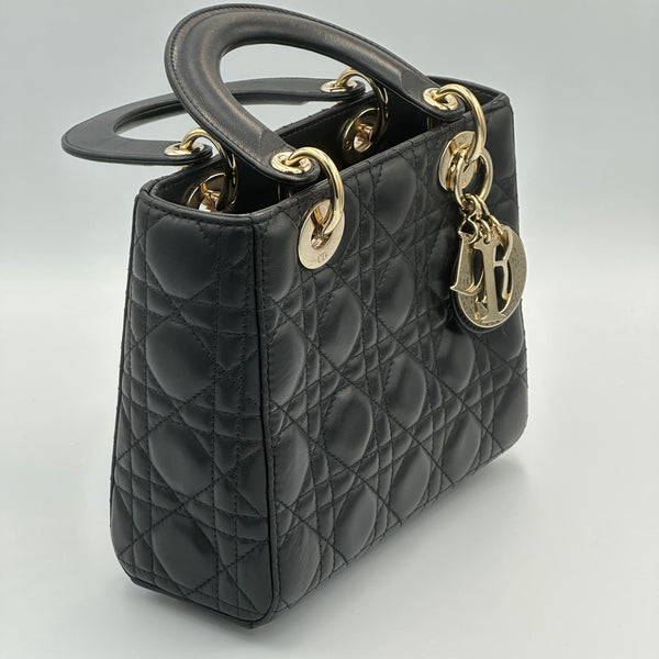 Dior My ABCDior Bag Cannage Lambskin Small - Black