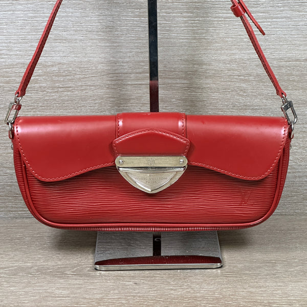 Louis Vuitton Epi Red 2009 Montaigne Shoulder Bag