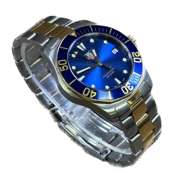 Tag Heuer Aquaracer - Blue Dial - Two-Tone Bracelet - Chicago Pawners & Jewelers