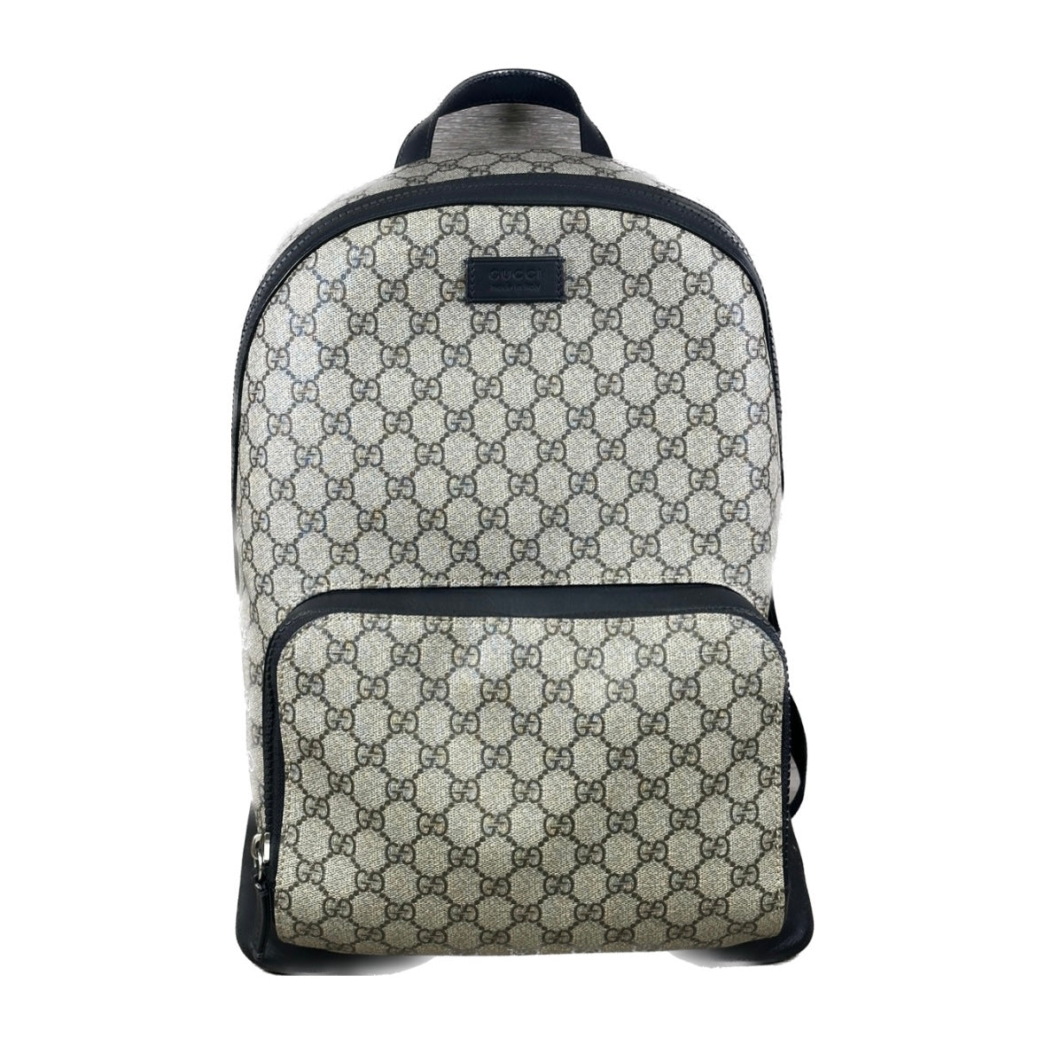 Gucci Logo Leather Logo Nylon Large Capacity Schoolbag Backpack in Black |  Lyst