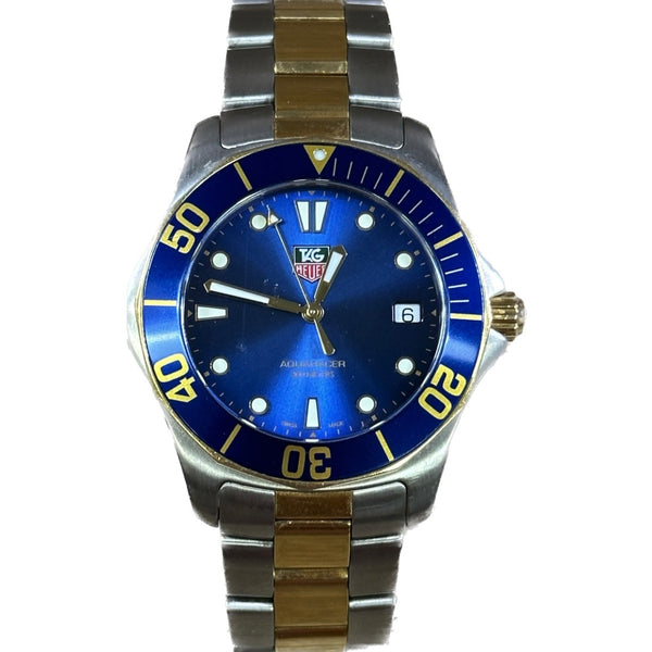 Tag Heuer Aquaracer - Blue Dial - Two-Tone Bracelet - Chicago Pawners & Jewelers