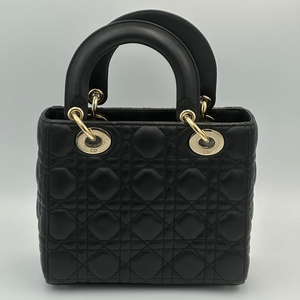 Dior My ABCDior Bag Cannage Lambskin Small - Black