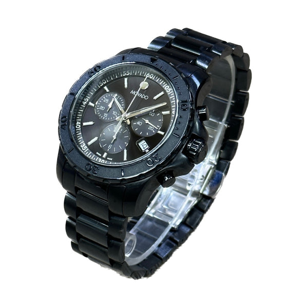 Movado Active Sport Chronograph - Black Dial, Blue Case and Bracelet - Chicago Pawners & Jewelers