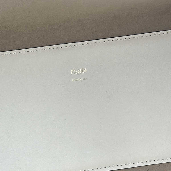 Fendi Sunshine Medium Shopper - White