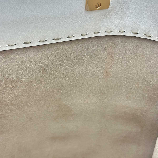 Fendi Sunshine Medium Shopper - White