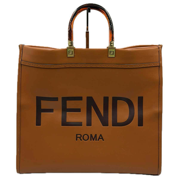 Fendi Sunshine Shopper Tote - Brown