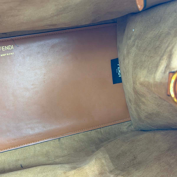 Fendi Sunshine Shopper Tote - Brown