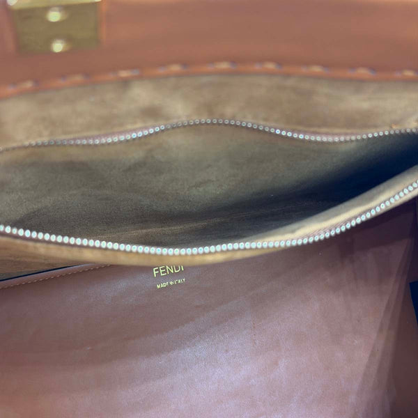 Fendi Sunshine Shopper Tote - Brown