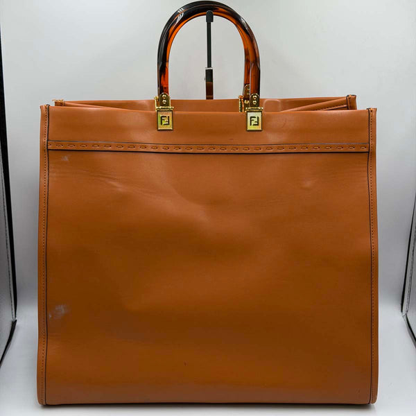 Fendi Sunshine Shopper Tote - Brown