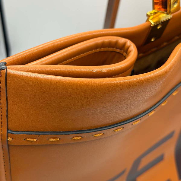 Fendi Sunshine Shopper Tote - Brown