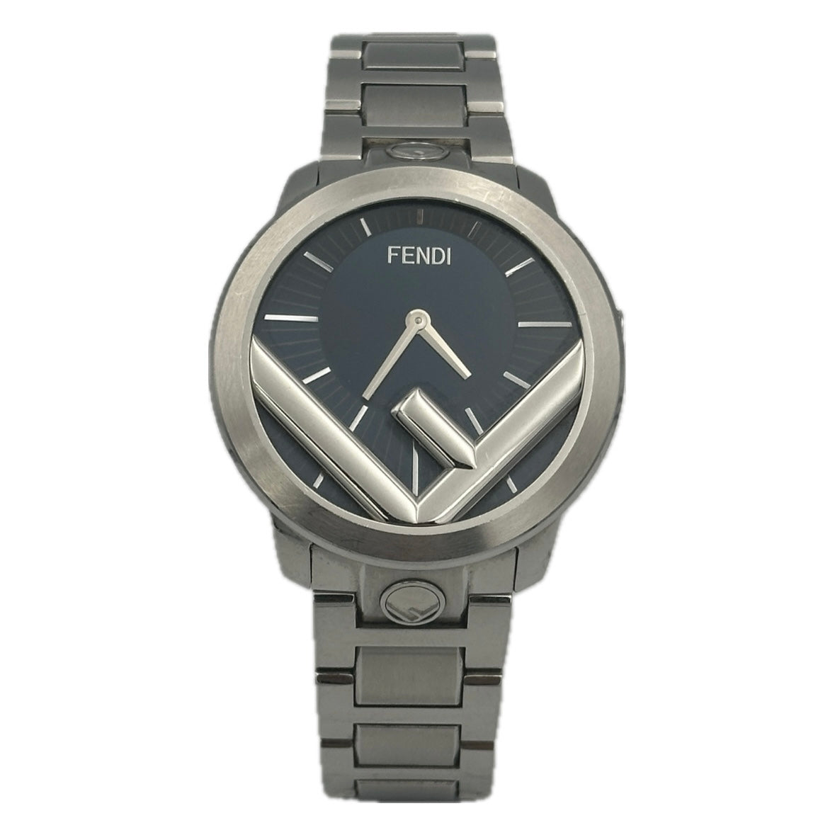 時計 FENDI WATCH F704242D New]Italian shell Gold diamond leather leather brown made of