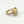 14k Yellow Gold Frog Ring with Diamonds and Sapphire