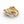 14k Yellow Gold Frog Ring with Diamonds and Sapphire