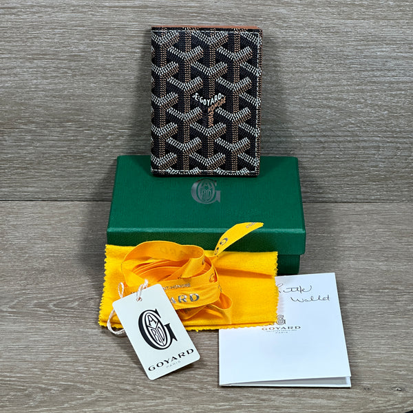 Goyard Saint-Marc Card Wallet - Black and Tan