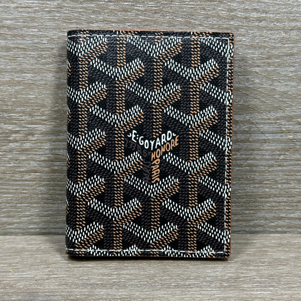 Goyard Saint-Marc Card Wallet - Black and Tan