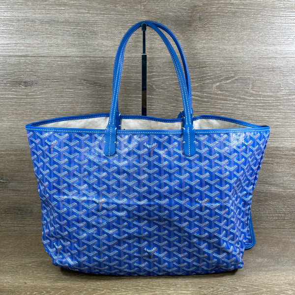 Goyard Goyardine St Louis PM Tote - Sky Blue - Chicago Pawners & Jewelers