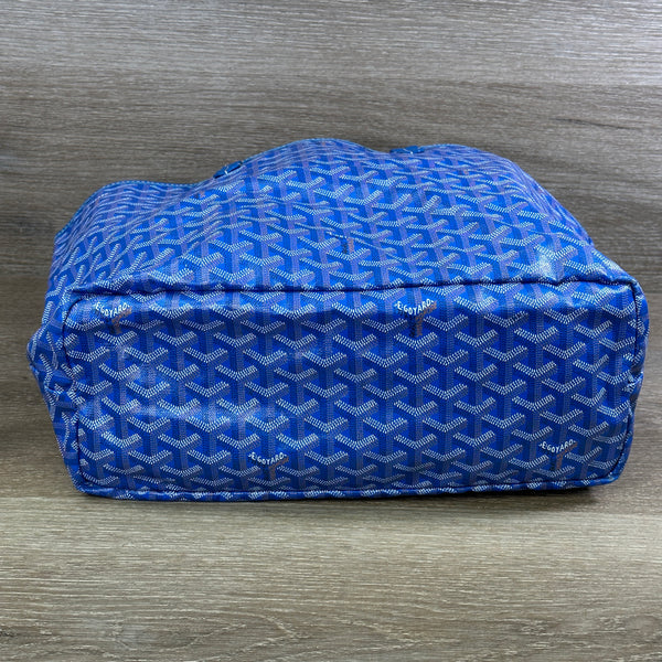 Goyard Goyardine St Louis PM Tote - Sky Blue - Chicago Pawners & Jewelers