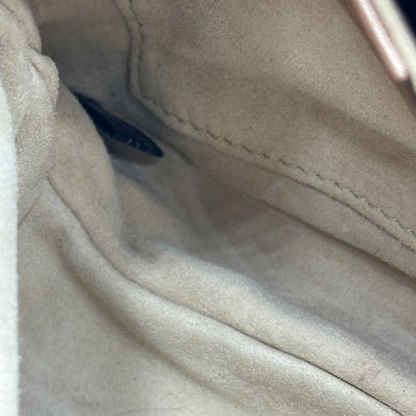 Gucci 1973 Chain Shoulder Bag - Metallic Gold / Pink