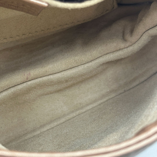 Gucci 1973 Chain Shoulder Bag - Metallic Gold / Pink