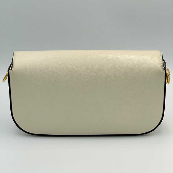Gucci Azalea Calfskin Small Horsebit 1955 Chain Shoulder Bag Mystic White