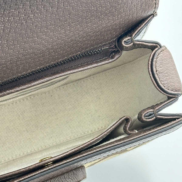 Gucci Bamboo 1947 Top Handle Bag Jumbo GG Canvas Small