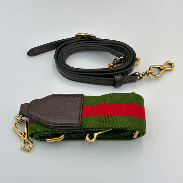 Gucci Bamboo 1947 Top Handle Bag Jumbo GG Canvas Small