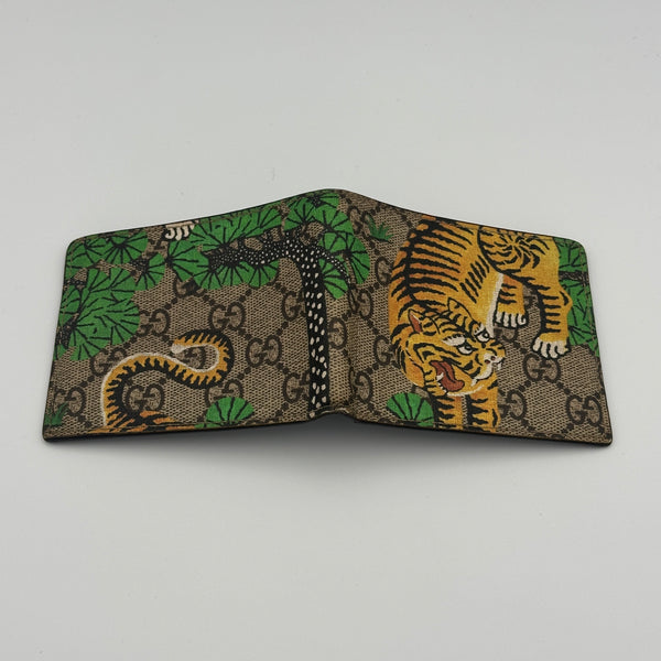 Gucci Bengal GG Supreme Canvas Wallet