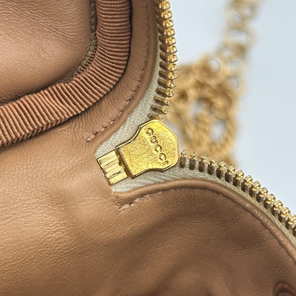 Gucci Calfskin Trapuntata Zumi Belt Bag - Off White - Chicago Pawners & Jewelers