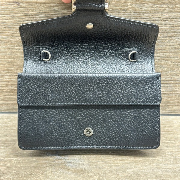 Gucci Dionysus Super Mini - Black Leather