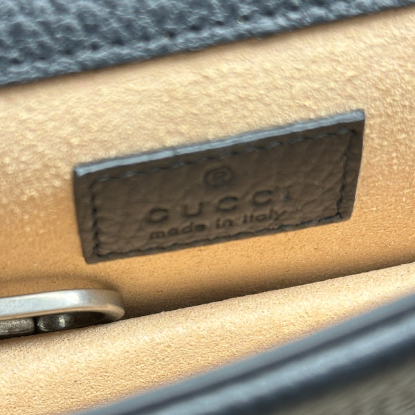 Gucci Dionysus Super Mini - Black Leather