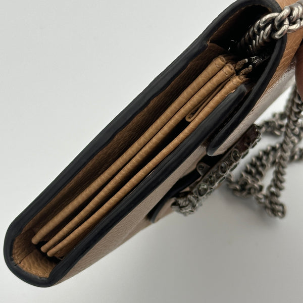 Gucci Dionysus Wallet on Chain - Brown Leather