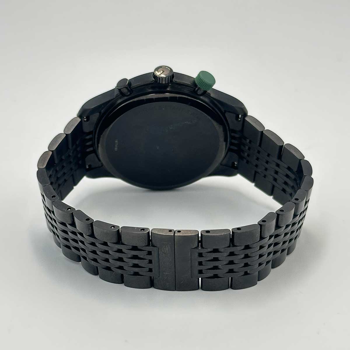 Gucci G-Timeless Chronograph Black PVD Steel Black Dial Date Quartz Me