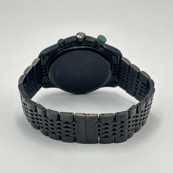 Gucci G-Timeless Chronograph Black PVD Steel Black Dial Date Quartz Mens Watch