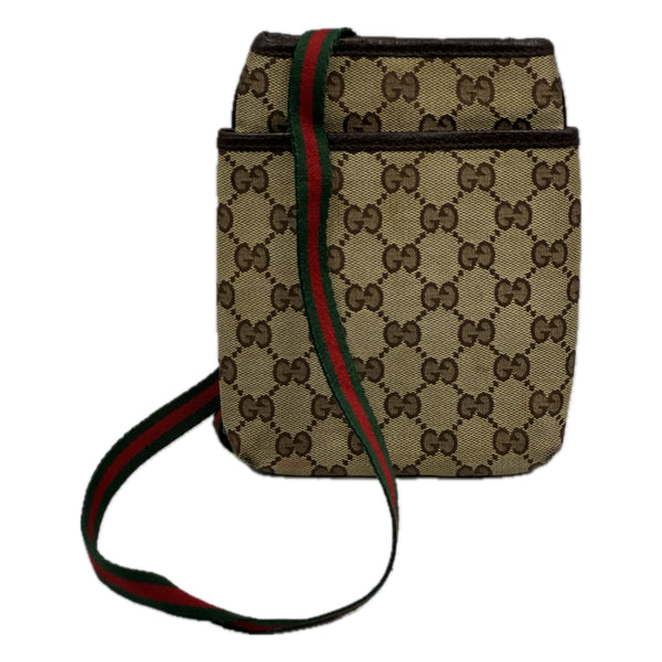 Gucci GG Canvas Sherry Line mini messenger shoulder bag