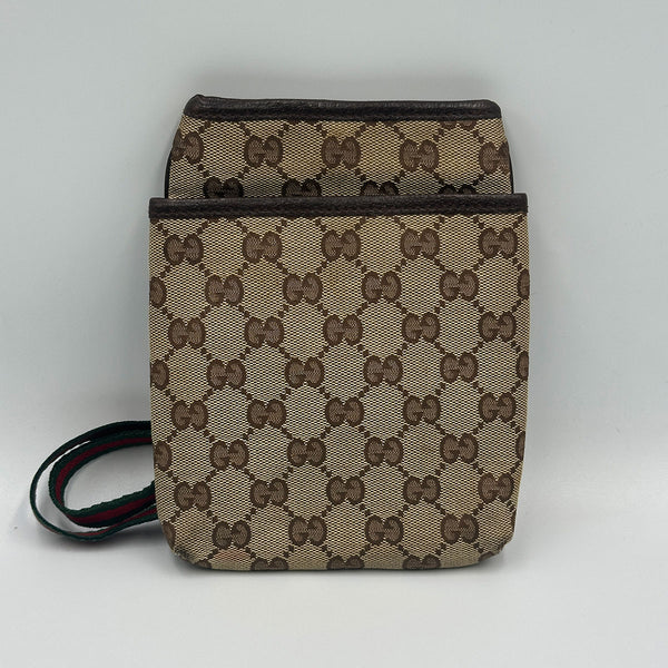 Gucci GG Canvas Sherry Line mini messenger shoulder bag