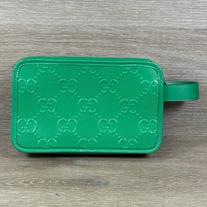 Gucci GG Embossed Case - Green Leather - Chicago Pawners & Jewelers