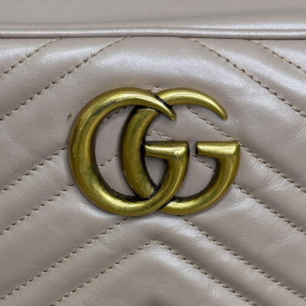 Gucci GG Marmont Camera Small Shoulder Bag - Dusty Pink Leather