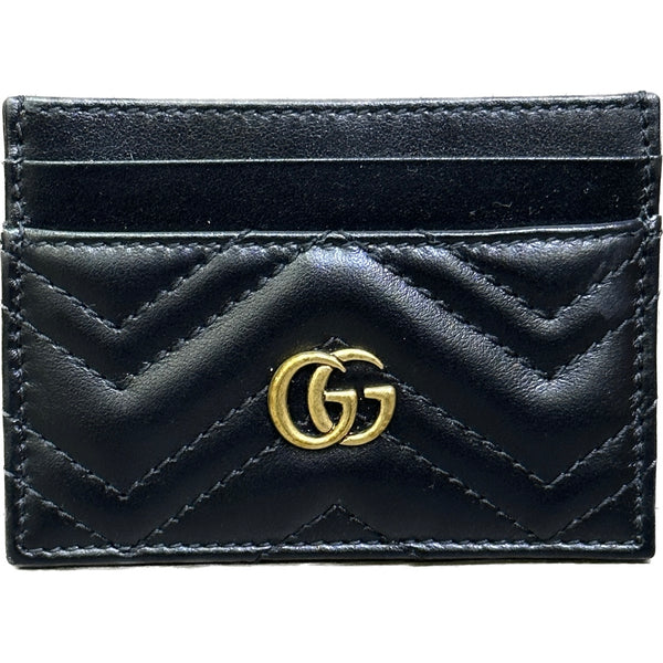 Gucci GG Marmont Card Case - Black