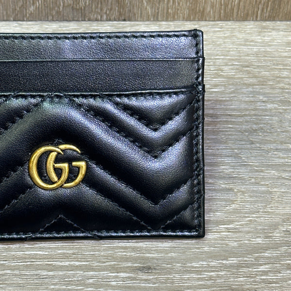 Gucci GG Marmont Card Case - Black