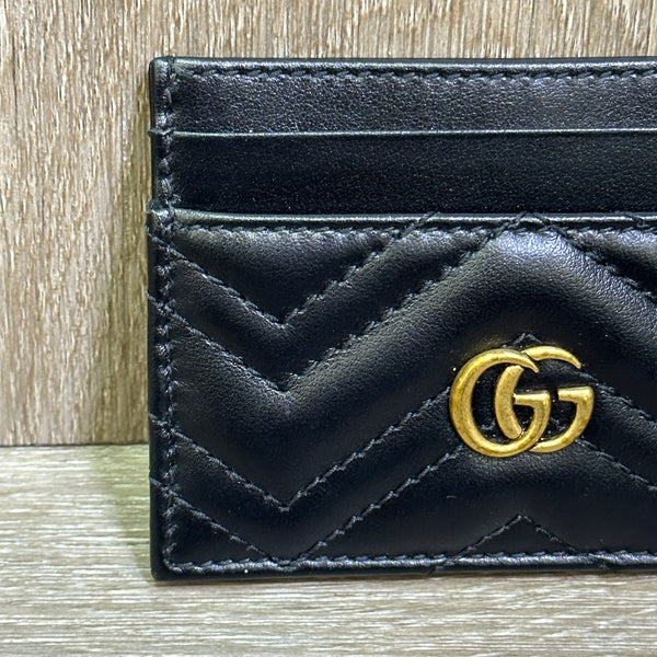 Gucci GG Marmont Card Case - Black