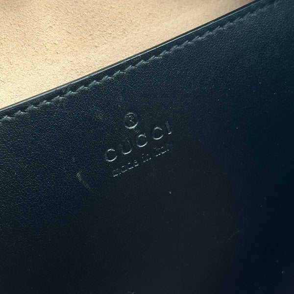 Gucci GG Marmont Shoulder Bag Mixed Matelasse Leather Small - Crossbody Bag - Black