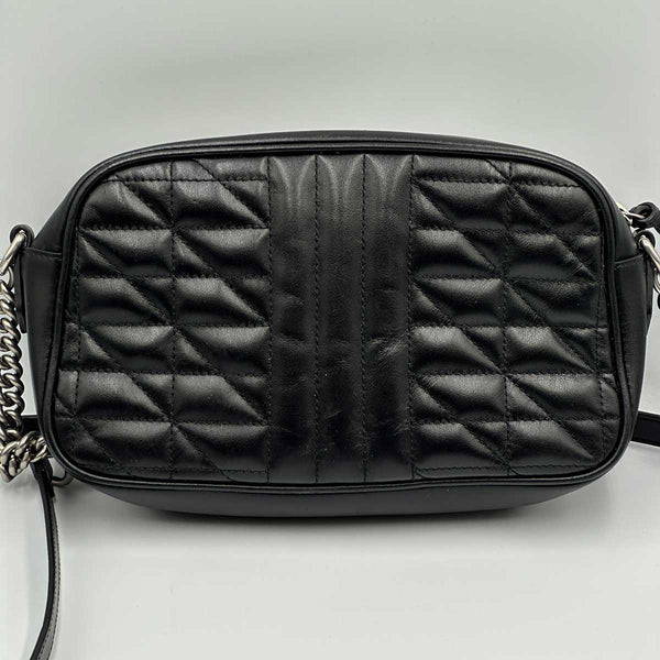Gucci GG Marmont Shoulder Bag Mixed Matelasse Leather Small - Crossbody Bag - Black