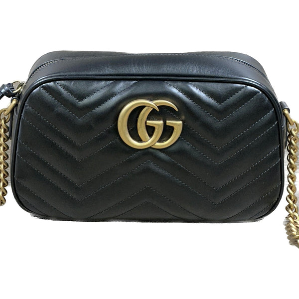 Gucci GG Marmont Small Shoulder Bag - Black