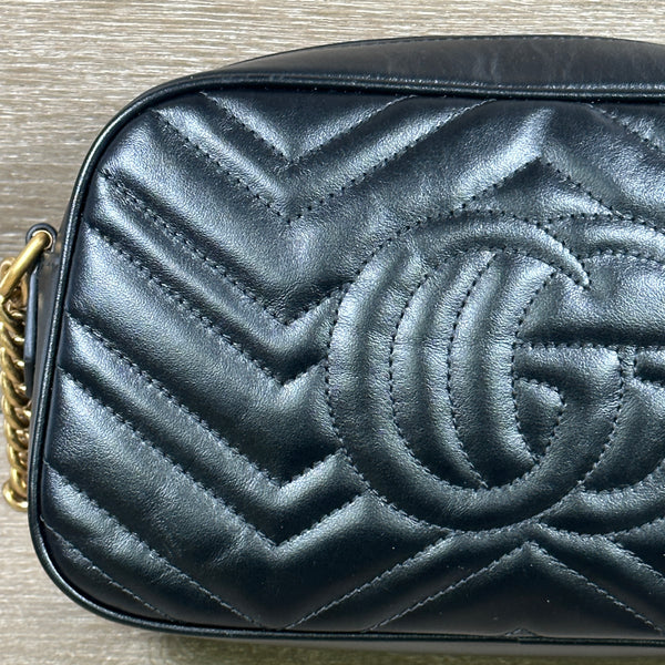 Gucci GG Marmont Small Shoulder Bag - Black